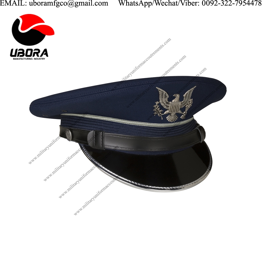 AIR FORCE ACADEMY CADET SERVICE CAP, MEN’S AIR FORCE ACADEMY CADET SERVICE CAP, Military Peaked Caps